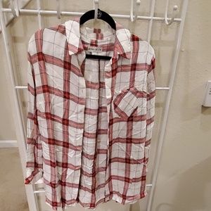 Plaid button down